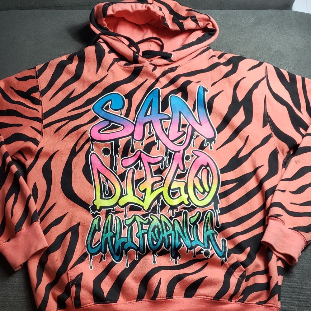 Graffiti San Diego California pullover sweater